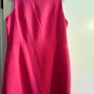 On 34th, Size 14, Fuchsia colored dress.